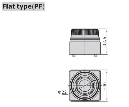 CM3PF06GT AIRTAC MANUAL VALVES, CM3 SERIES FLAT TYPE<BR>COMPACT 3 WAY 2 POSITION N.C, 1/8" NPT PORTS GREEN BUTTON